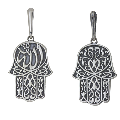 Подвеска из серебра без вставок Подвеска из серебра без вставок