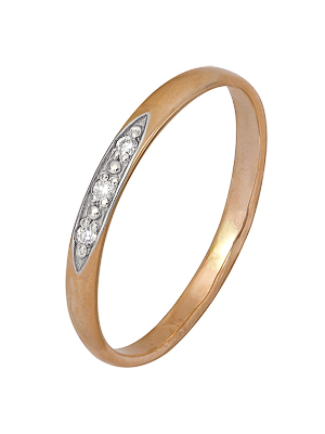 Кольцо из золота с бриллиантами Кольцо из золота с бриллиантами