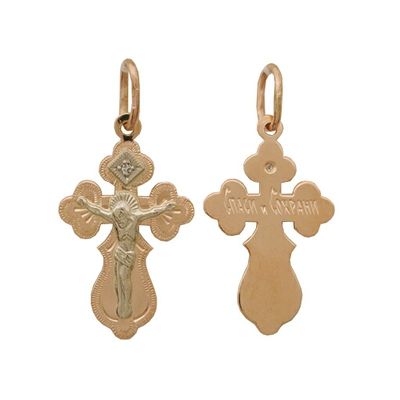 Подвеска из золота с фианитом