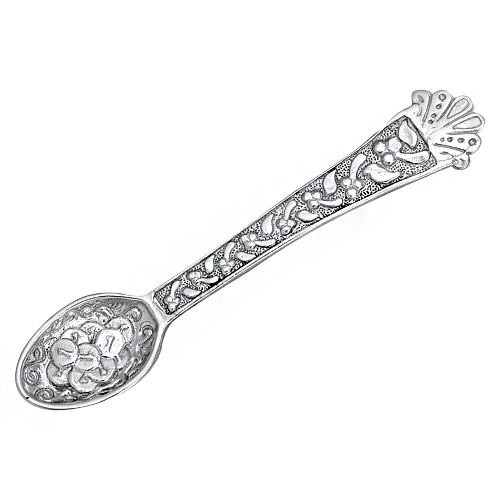 Ложка-загребушка из серебра