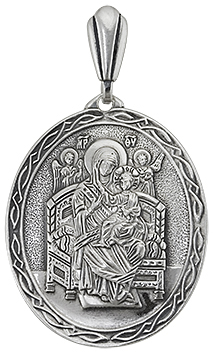 Подвеска из серебра без вставок