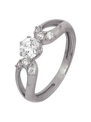 Купить кольцо из серебра с фианитами в интернет-магазине KRASNOE Купить кольцо из серебра с фианитами в интернет-магазине KRASNOE