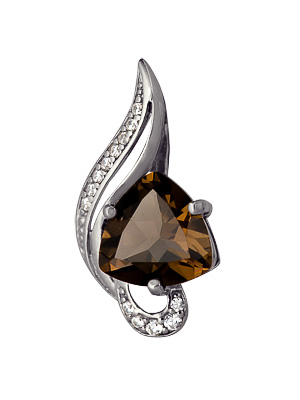 Купить подвеска из серебра с топазом