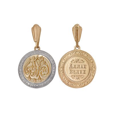 Подвеска из золота без вставок