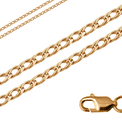 Цепь из серебра без вставок Цепь из серебра без вставок