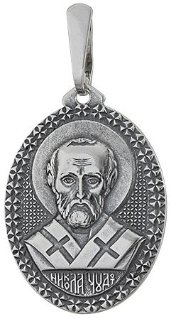 Подвеска из серебра без вставок