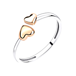 Кольцо из серебра без вставок