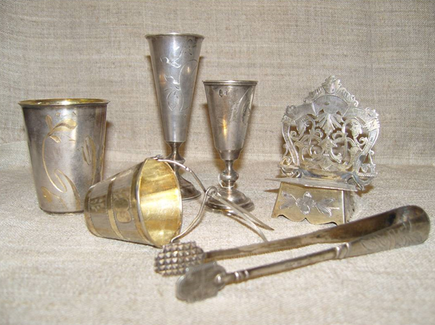 Продукция алеевских серебрянников, конец 19 - начало 20 веков