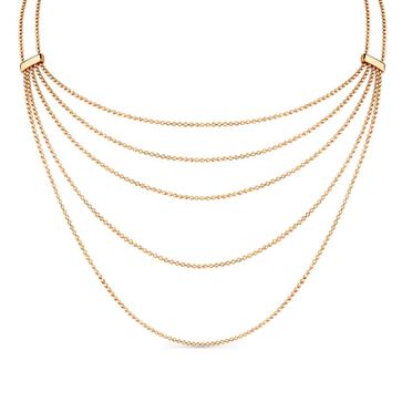 Колье из золота без вставок