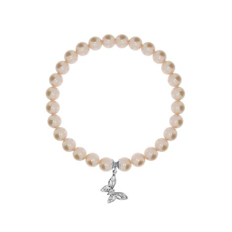 Браслет из серебра с жемчугом