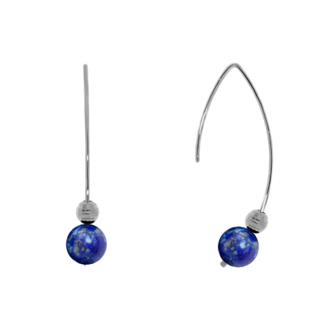 Серьги из серебра с лазуритами из коллекции Italiano
