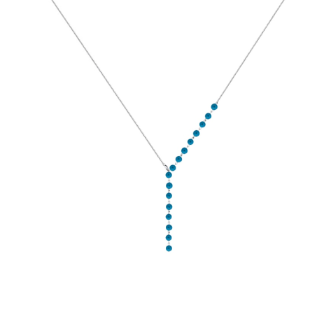 Колье из серебра с бирюзой из коллекции Perfection