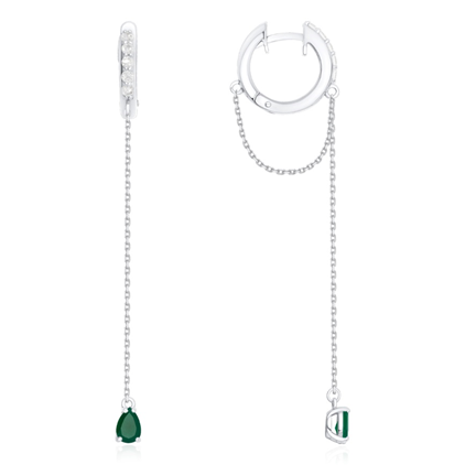 Серьги из серебра с агатом из коллекции Young Star