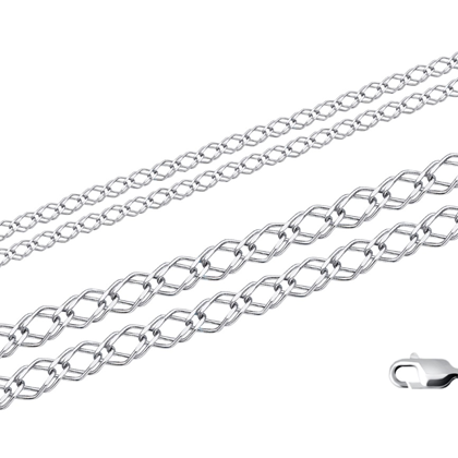 Цепь из серебра без вставок