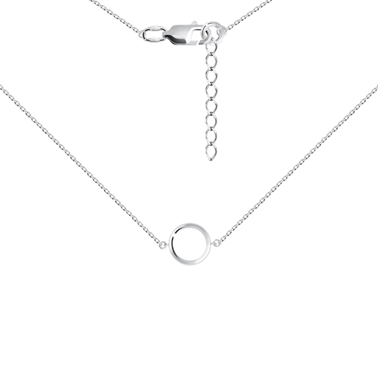 Колье из серебра без вставок из коллекции Ультра