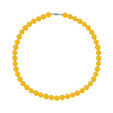 Бусы из серебра с агатами