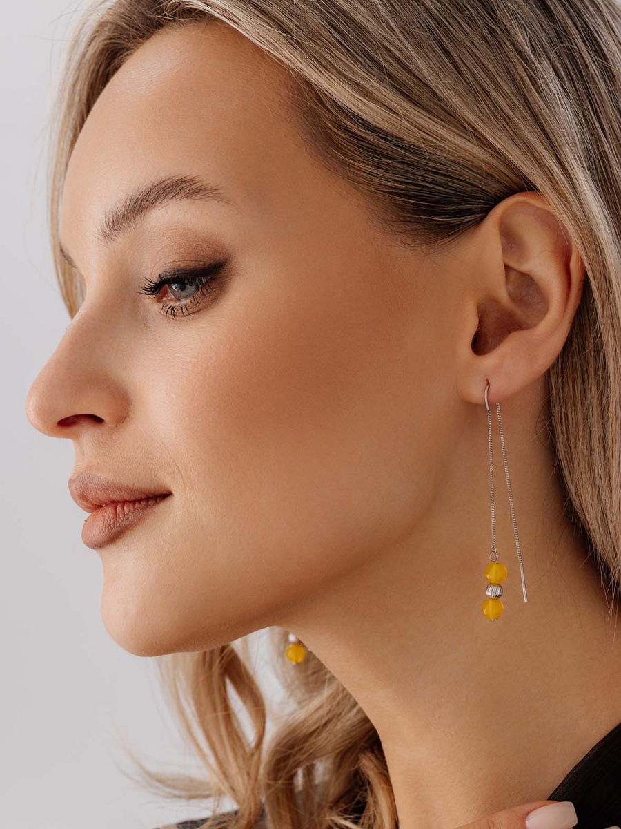 Серьги из серебра с агатами (Арт. 2340390714-1-50)-4.jpg