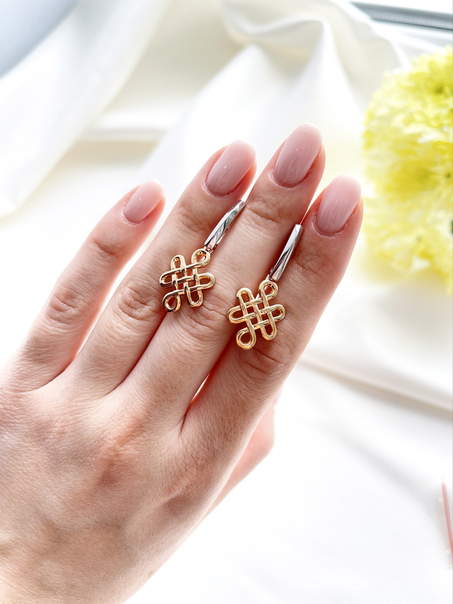 Серьги из серебра без вставок (Арт. 2350401643)-1.jpg