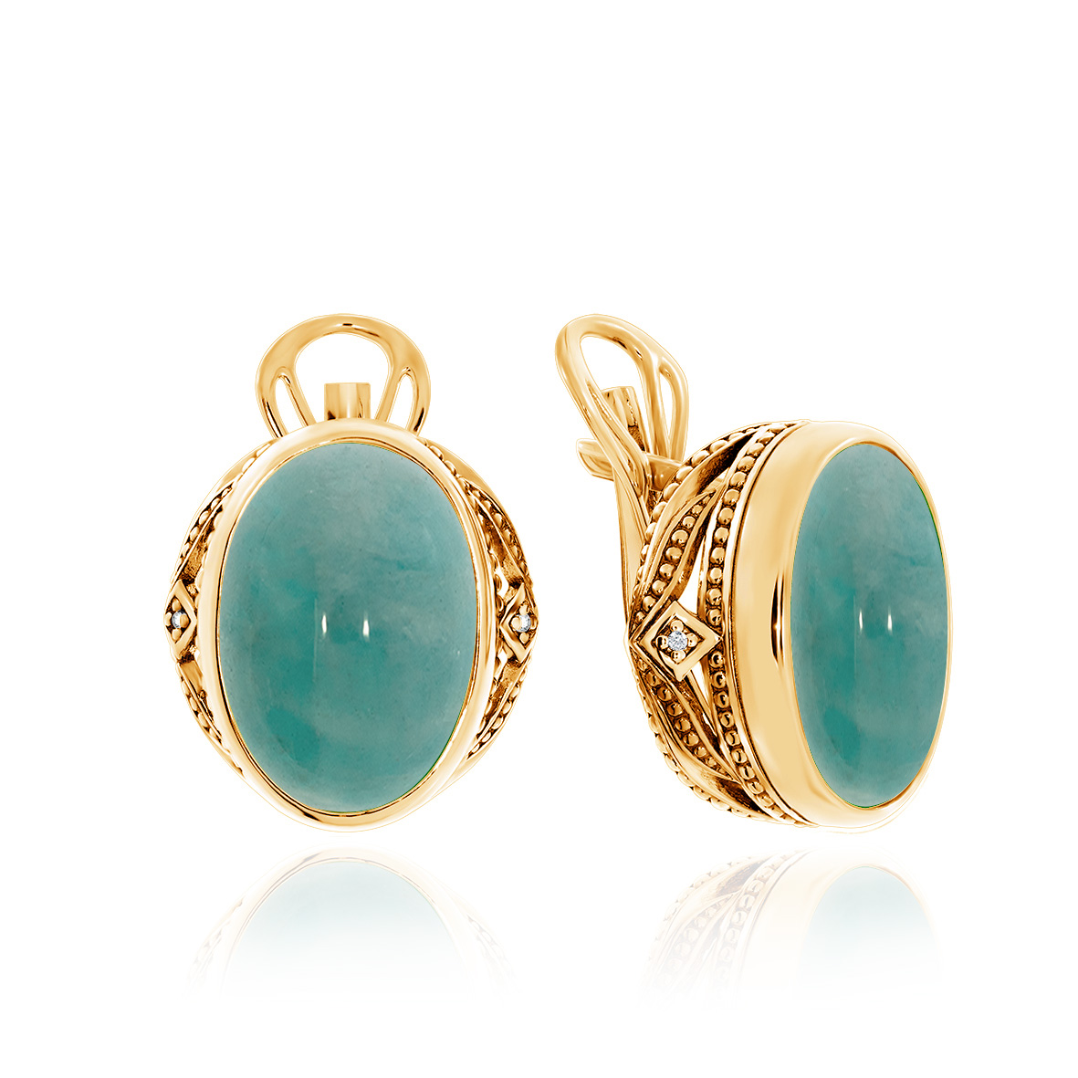 Серьги из серебра с амазонитами и фианитами (Арт. 2320370967).jpg Серьги из серебра с амазонитами и фианитами (Арт. 2320370967).jpg