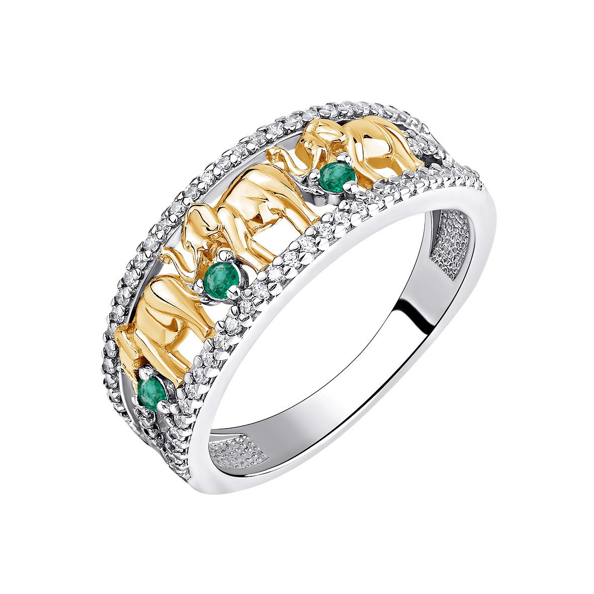 Кольцо из серебра с изумрудами и фианитами (Арт. 1350011940л).jpg Кольцо из серебра с изумрудами и фианитами (Арт. 1350011940л).jpg