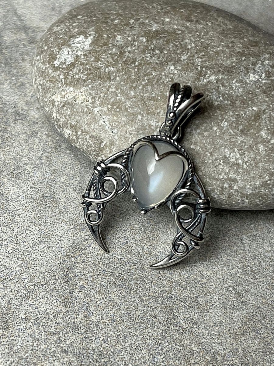 Подвески из серебра с лунным камнем (арт. 3310935069)-2.jpg