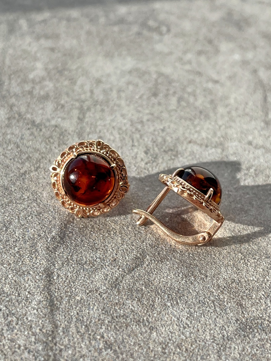 Серьги из серебра с янтарем (Арт. 2320481994)-2.jpg