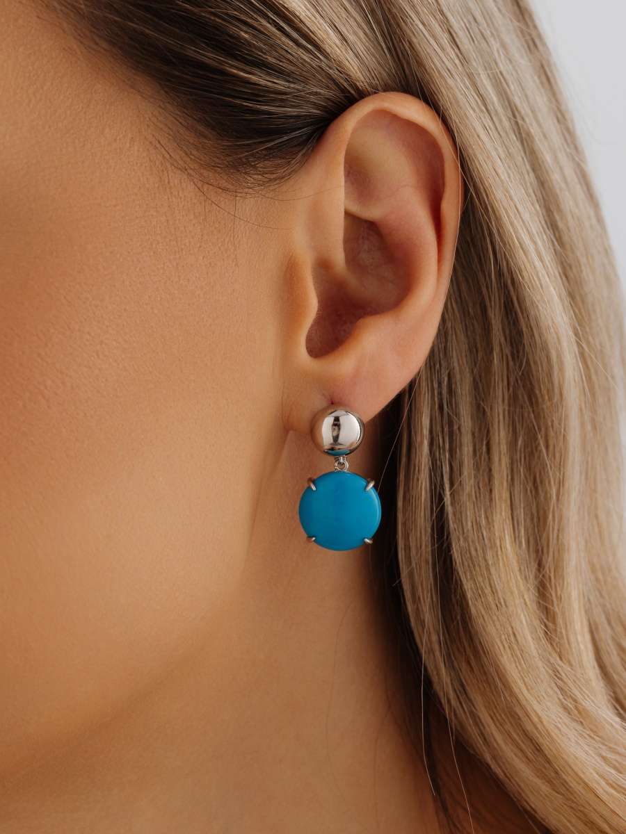 Серьги из серебра с бирюзой (Арт. 2340Б26365)-5.jpg