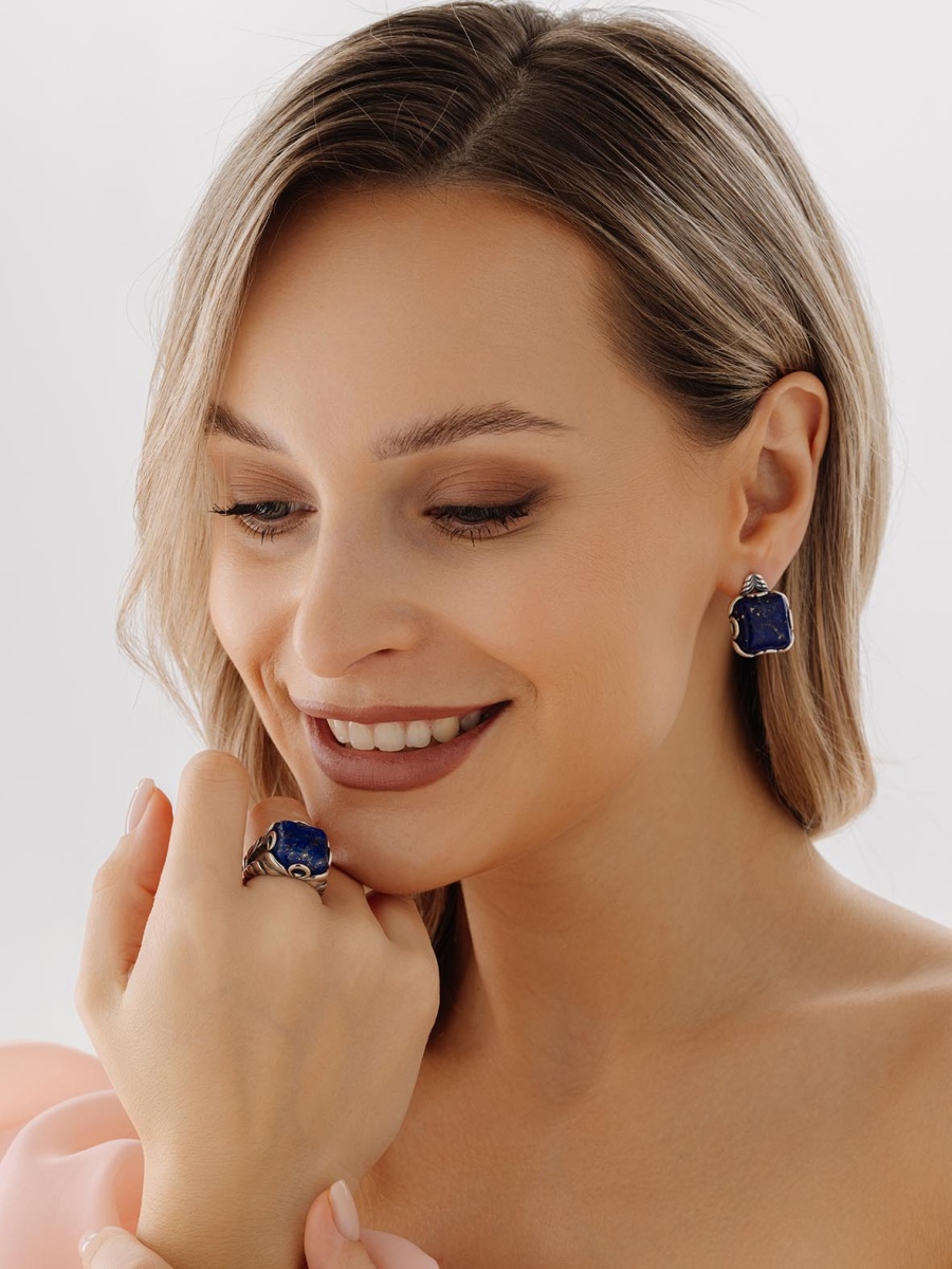 Серьги из серебра с лазуритами (Арт. 2310470976)-4.jpg