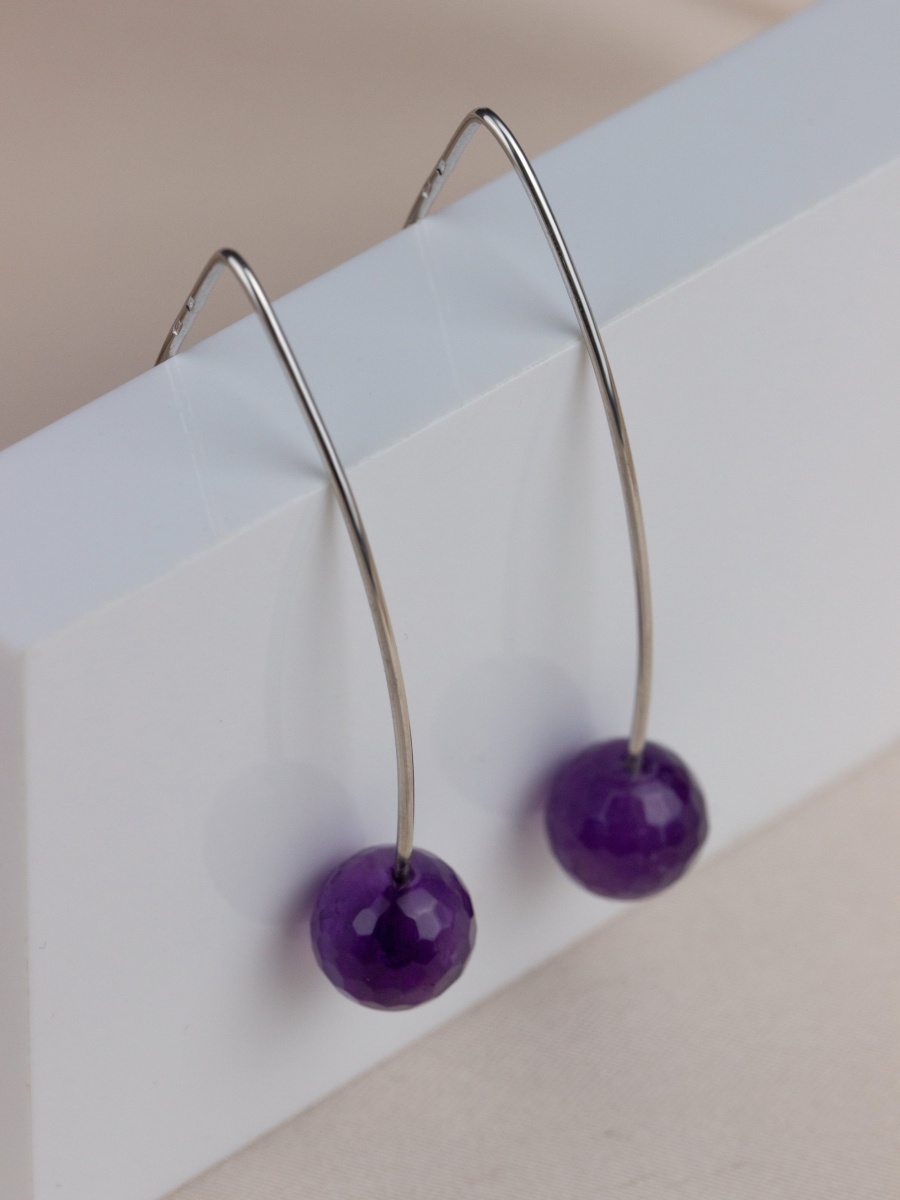 Серьги из серебра с аметист (Арт. 2340061063)-1.jpg