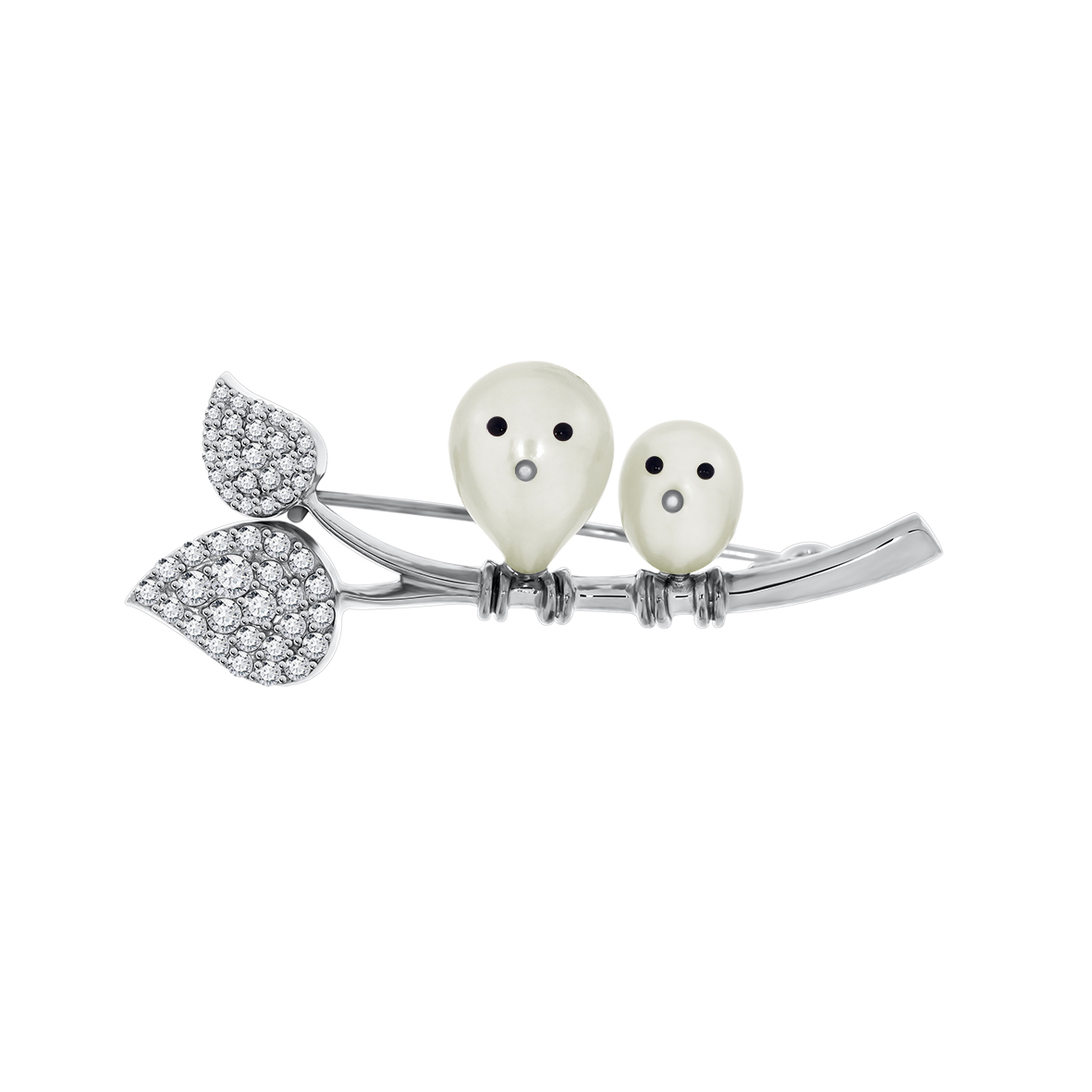 Брошь из серебра с эмалью, жемчугом и фианитами (Арт. 6R024055).jpg