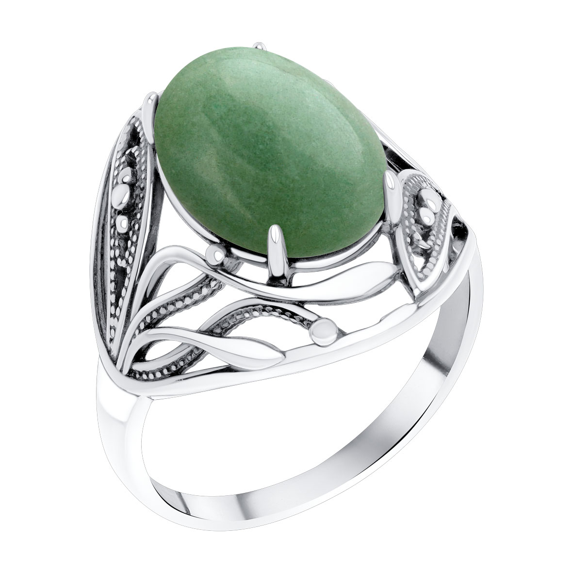 Кольцо из серебра с авантюрином (Арт. 1310365765-1).jpg