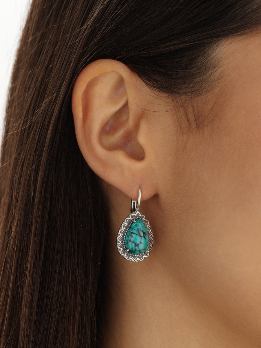 Серьги из серебра с бирюзой (Арт. 2310315062)-2.jpg