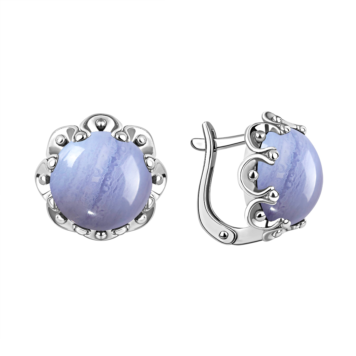 Серьги из серебра с агатами (Арт. 2340395119-84).jpg