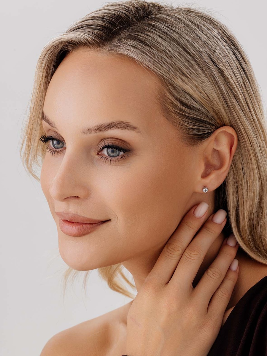 Пусеты из серебра с топазом (Арт. П340070140)-3.jpg Пусеты из серебра с топазом (Арт. П340070140)-3.jpg