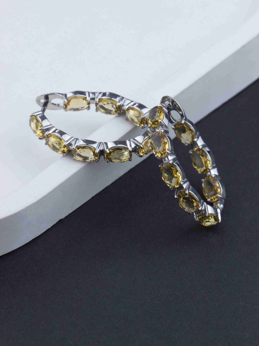 Серьги из серебра с цитринами (Арт. 2340111183)-4.jpg
