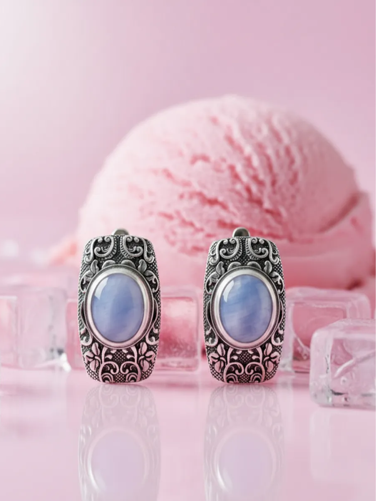 Серьги из серебра с агатами (Арт. 2310391370-84)-2.png