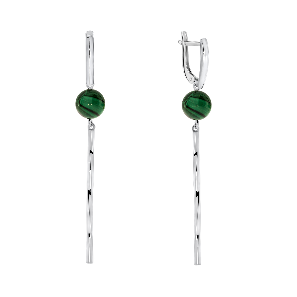 Серьги из серебра с малахитами (Арт. 2340380725).jpg