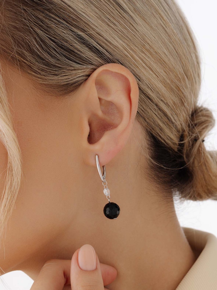 Серьги из серебра с агатами и фианитами (Арт. 2340430625)-4.jpg