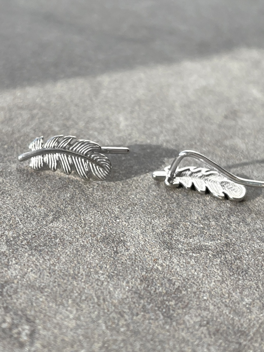 Серьги из серебра без вставок (Арт. 2340405413)-2.jpg Серьги из серебра без вставок (Арт. 2340405413)-2.jpg