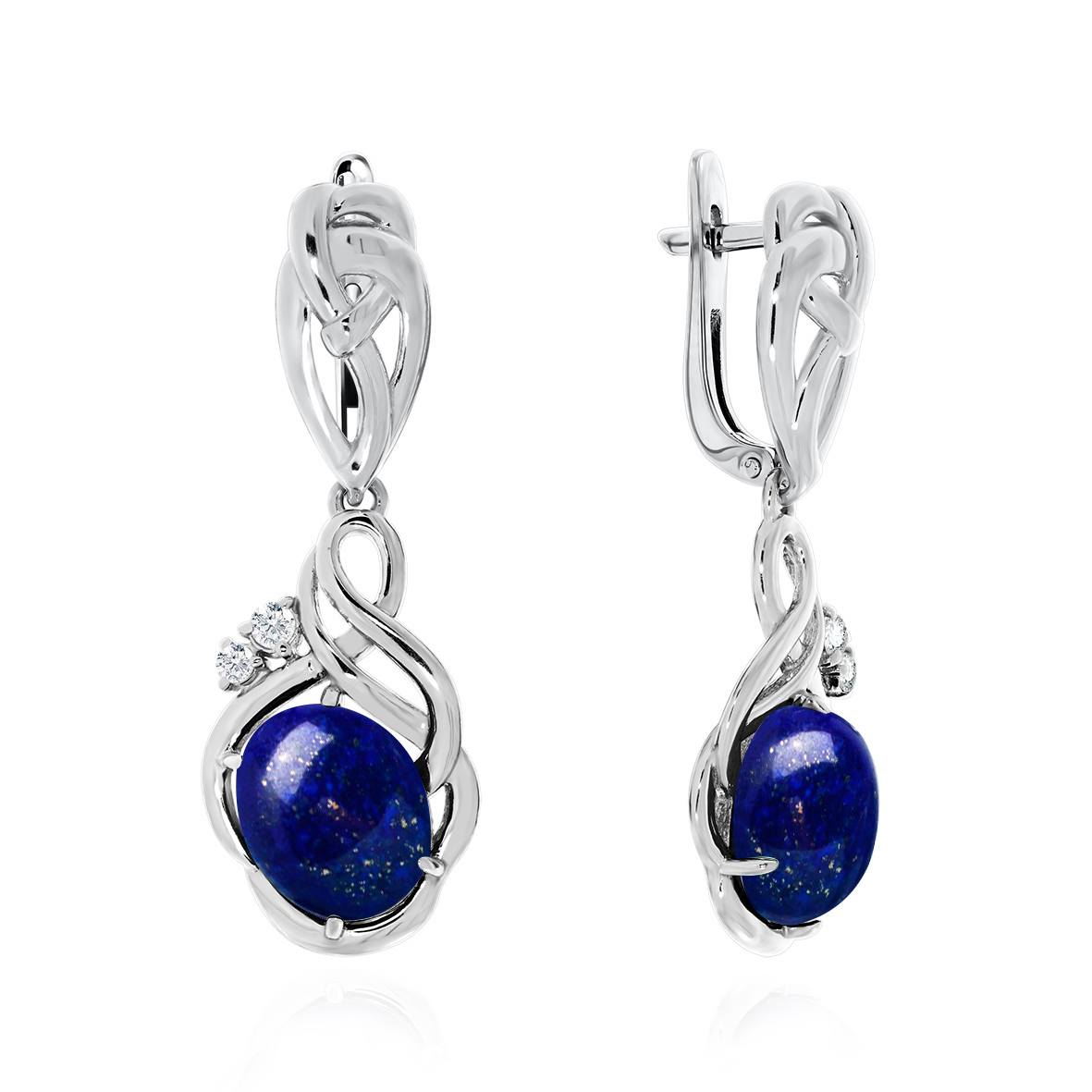 Серьги из серебра с лазуритами и фианитами (Арт. 2340470947).jpg Серьги из серебра с лазуритами и фианитами (Арт. 2340470947).jpg