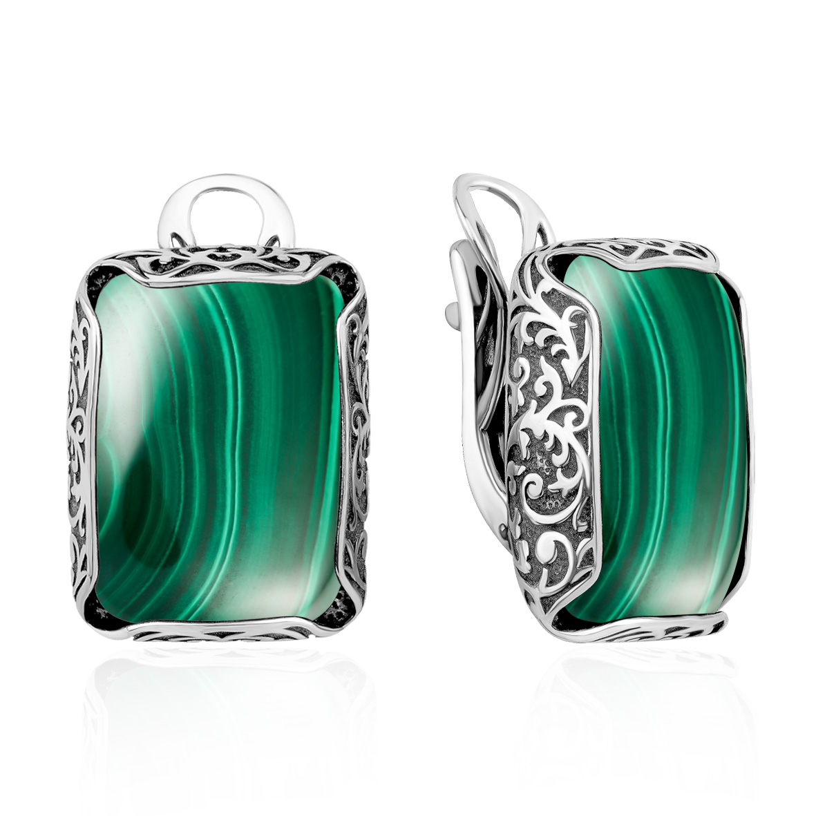 Серьги из серебра с малахитами (Арт. 2310385160).jpg