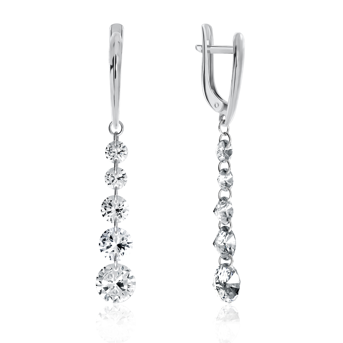 Серьги из серебра с фианитами (Арт. 2340200616)-2.jpg