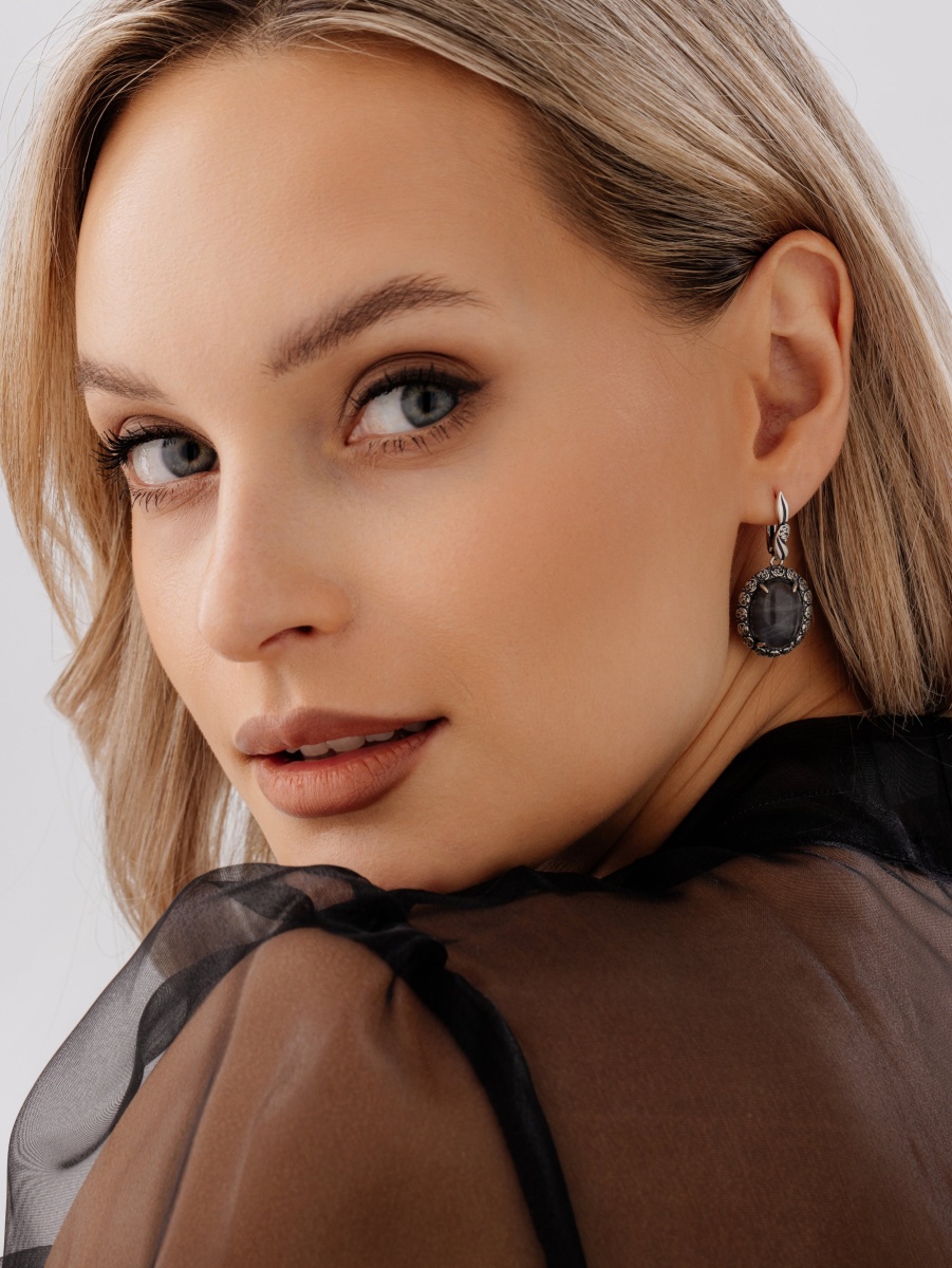 Серьги из серебра с лабрадоритами (Арт. 2310Л05173)-2.jpg