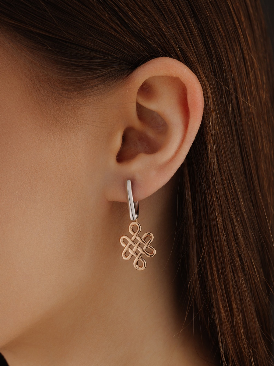 Серьги из серебра без вставок (Арт. 2350401643)-3.jpg