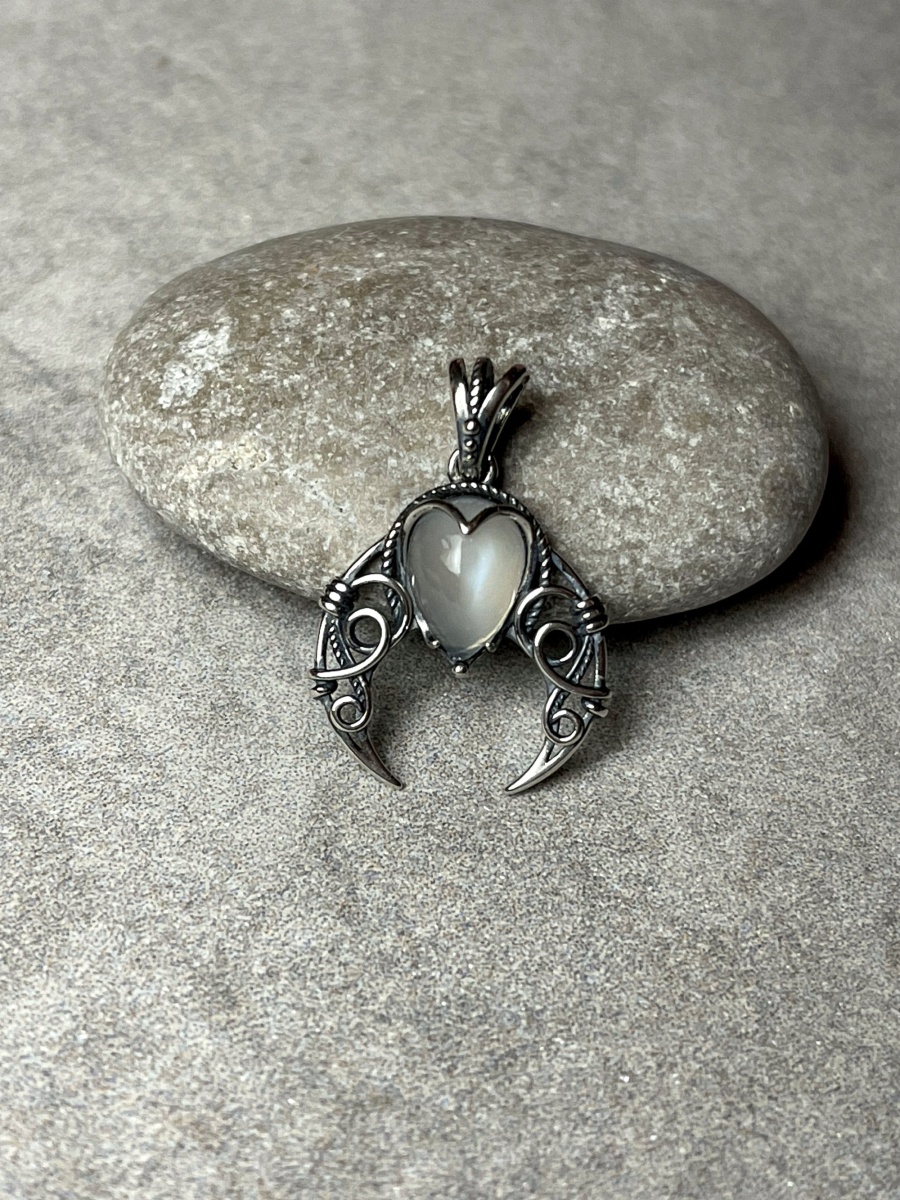 Подвески из серебра с лунным камнем (арт. 3310935069)-1.jpg