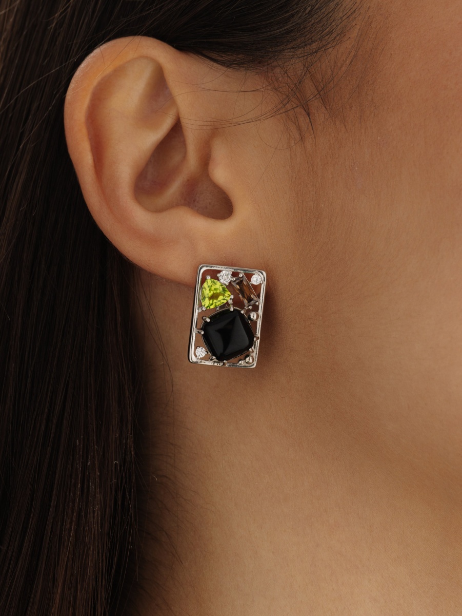 Серьги из серебра с агатами, ситаллами и фианитами (Арт. 2340391177-20)-5.jpg