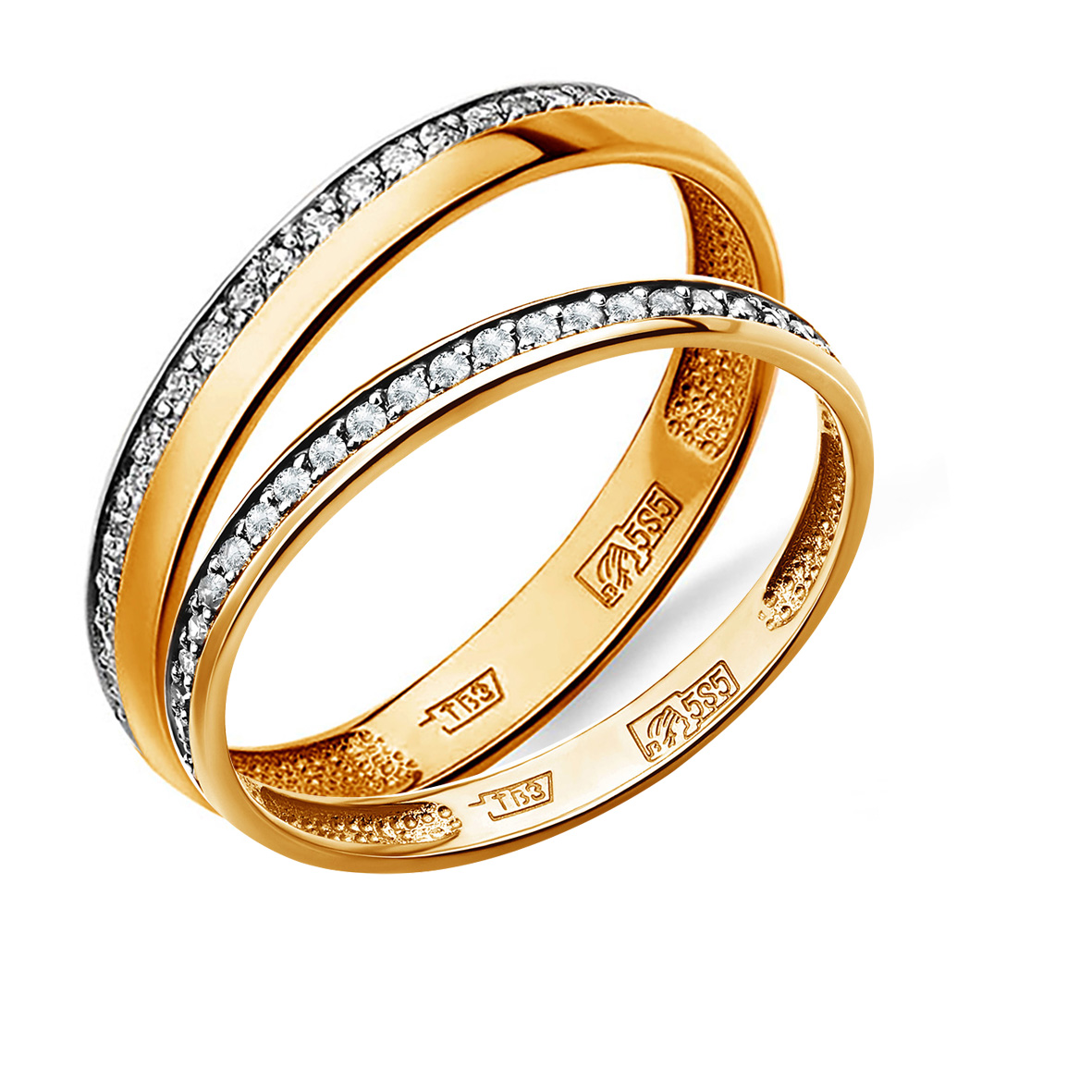 Обручальное кольцо с бриллиантом Обручальное кольцо с бриллиантом