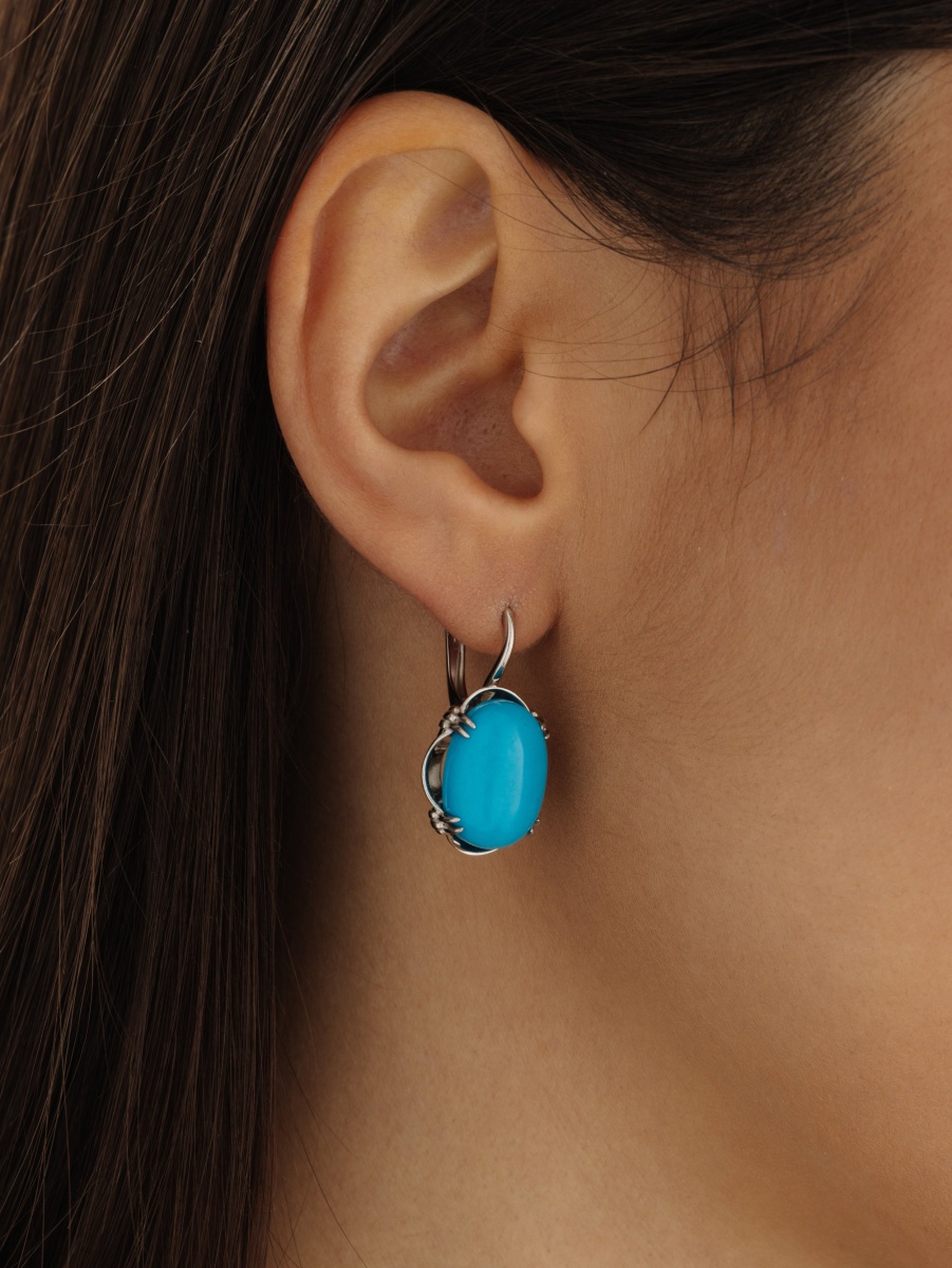 Серьги из серебра с бирюзой (Арт. 2340311997)-2.jpg