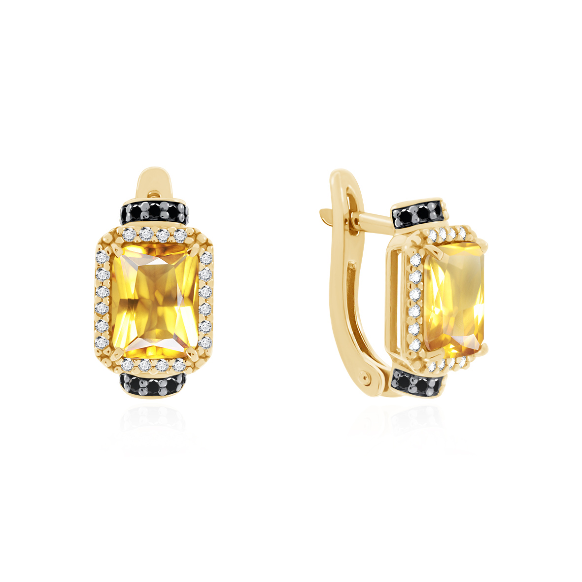 Серьги из серебра с цитринами, ситаллами и фианитами (Арт. 2321111937л).jpg Серьги из серебра с цитринами, ситаллами и фианитами (Арт. 2321111937л).jpg