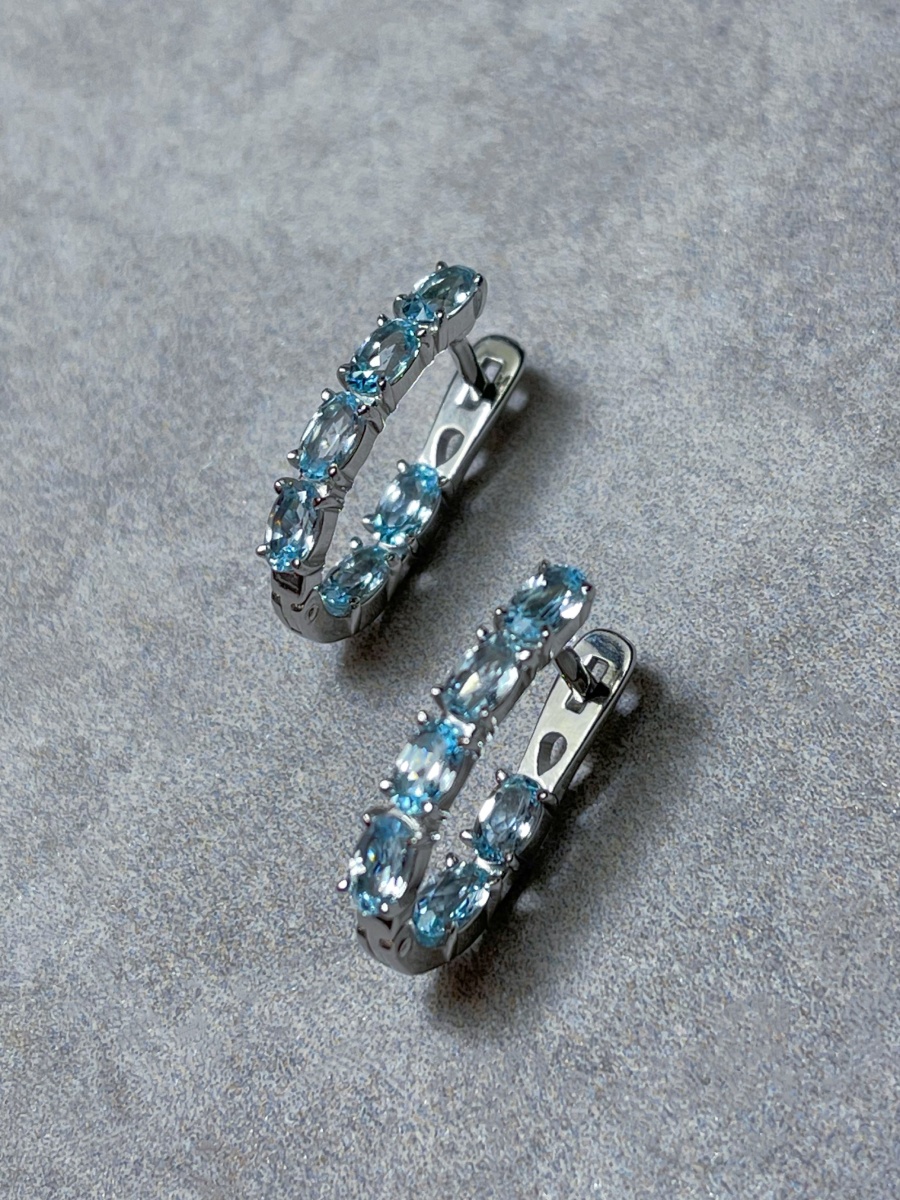 Серьги из серебра с топазом (Арт. 2340071164)-5.jpg